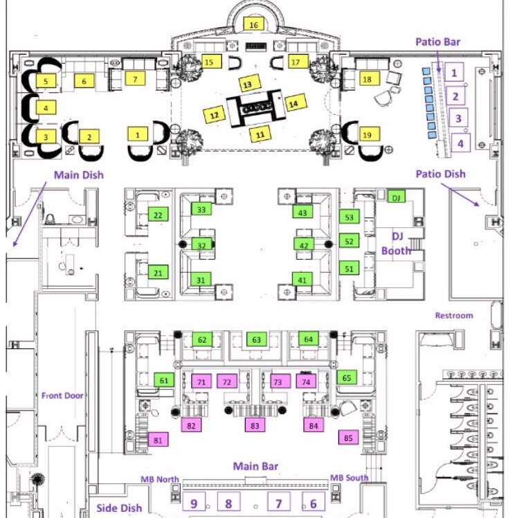 Hyde at Bellagio map