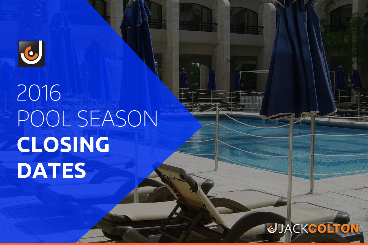 2016 Las Vegas Pool Season Closing Dates
