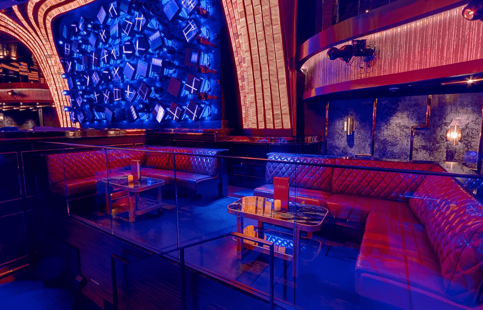 Jewel Nightclub stage dj booth table