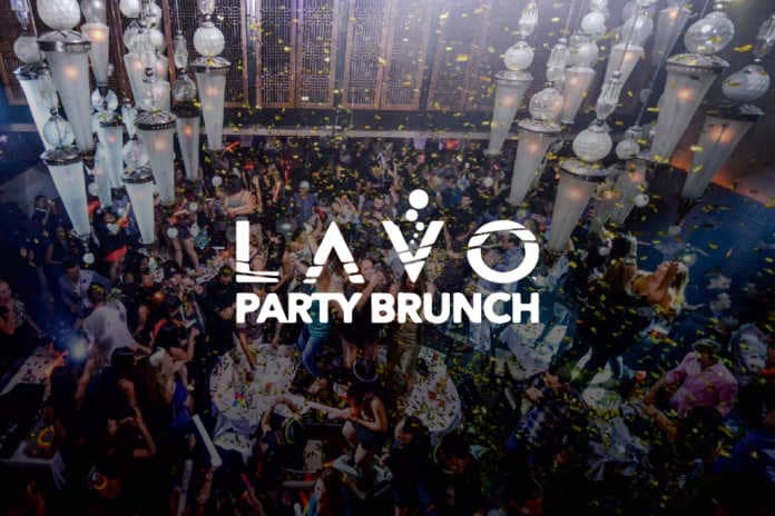 Lavo Party Brunch bottle service