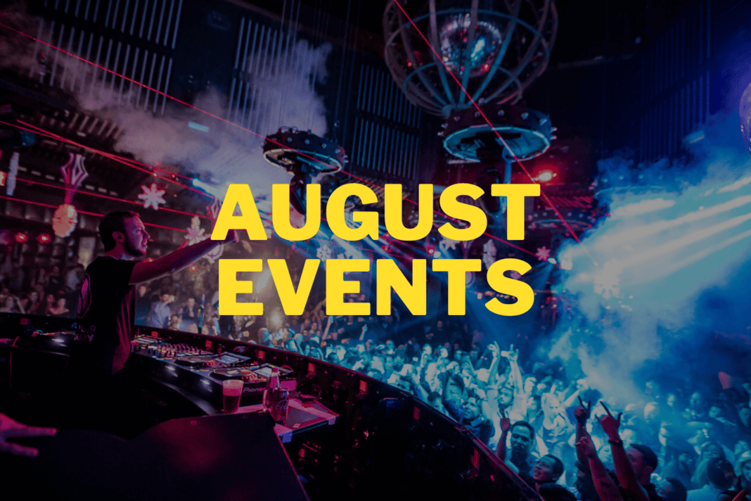 August Las Vegas Club Events DJ Calendar 2023 