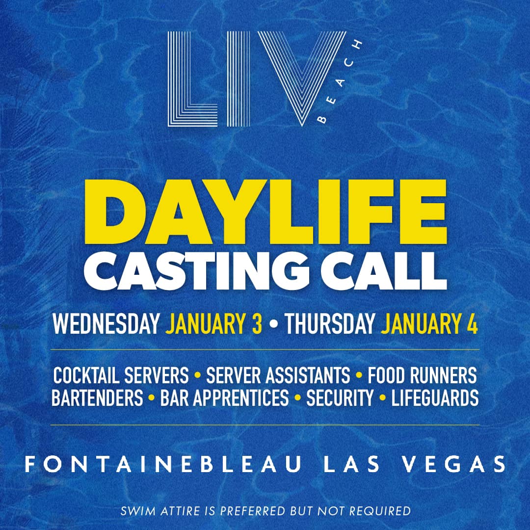 Liv Beach Dayclub and Pool auditions