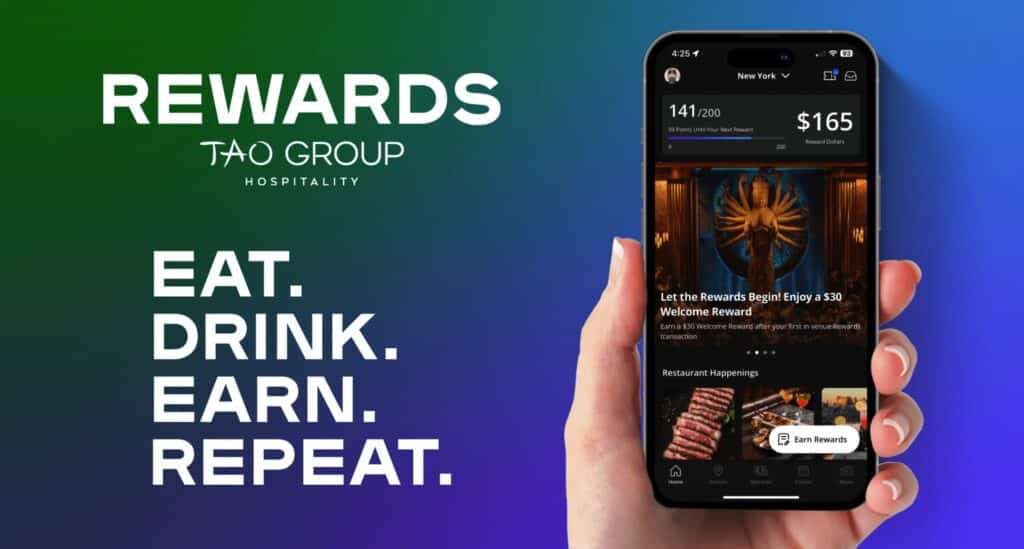 Tao Group Hospitality Rewards App