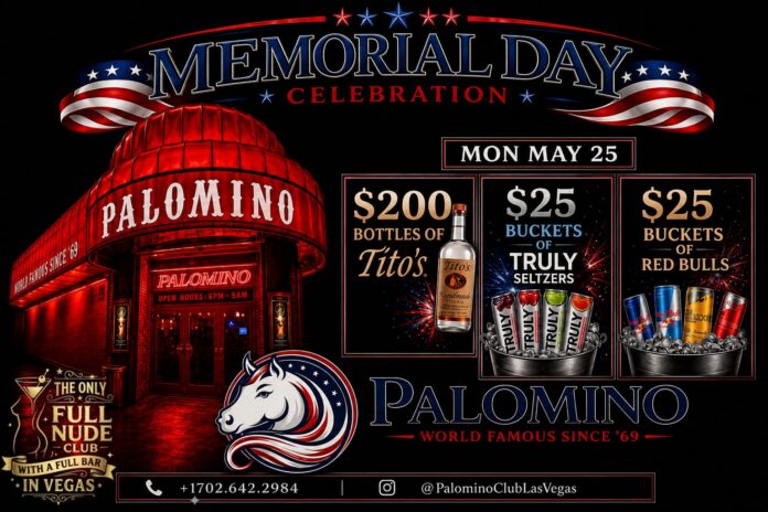 Palomino Club Las Vegas Memorial Day Weekend 2026