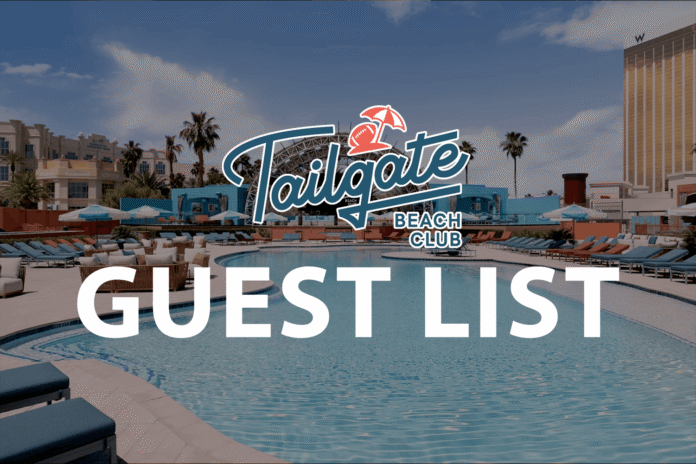 Tailgate Beach Club guest list